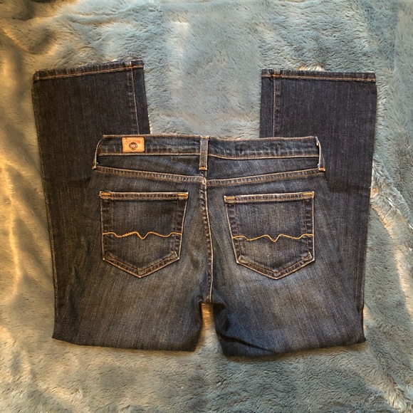 Red Engine Cropped Jeans Size 28 - Picture 4 of 14